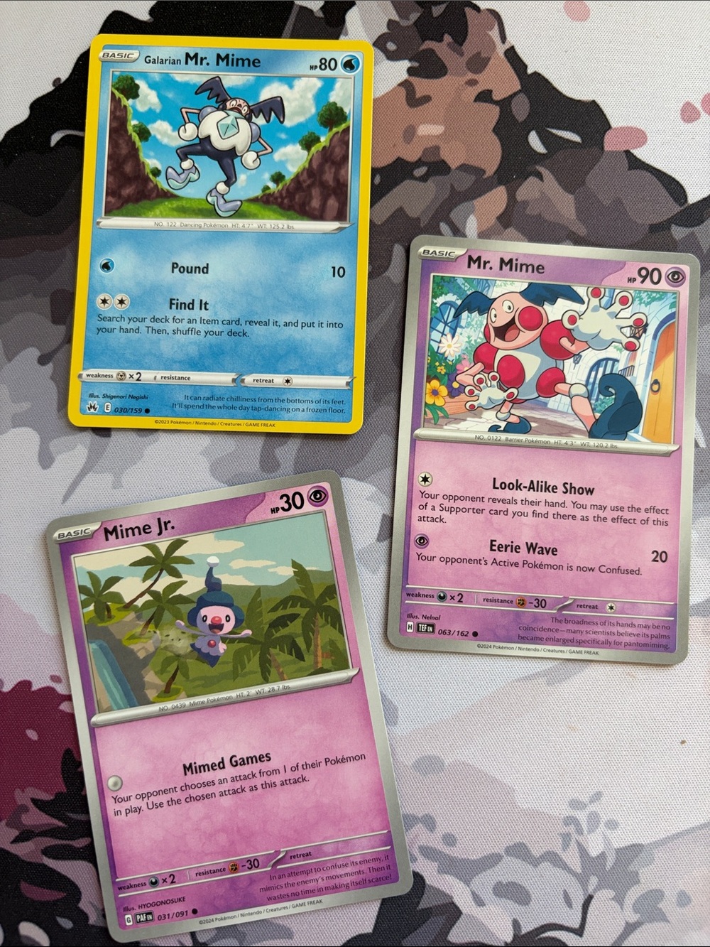 Mr. Mime Family Collection Lot | Mr. Mime, Galarian Mr. Mime & Mime Jr. | ✨5/$25